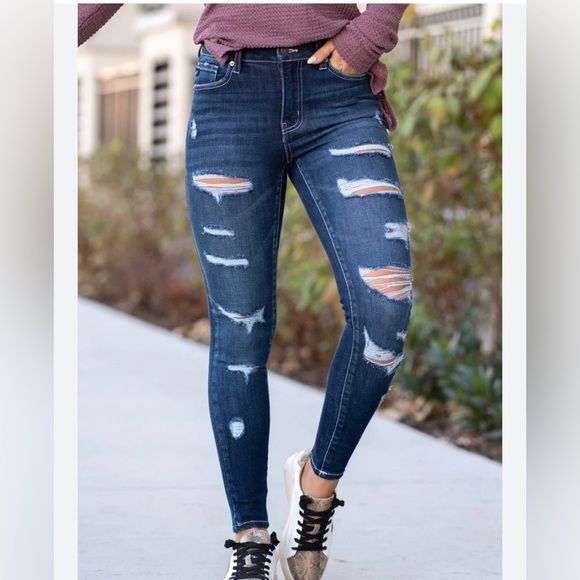 KANCAN SKINNY JEANS - Picture 1 of 8